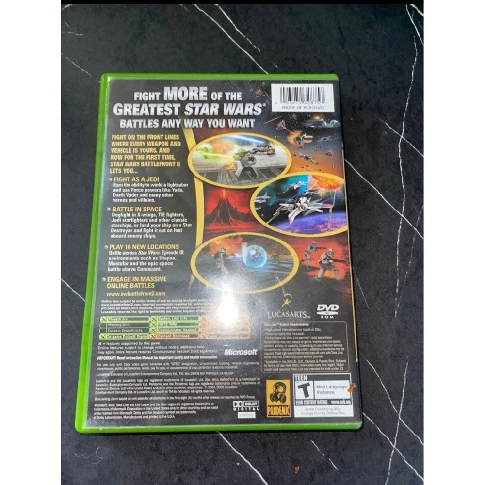 Star Wars: Battlefront II (Microsoft Xbox, 2005)